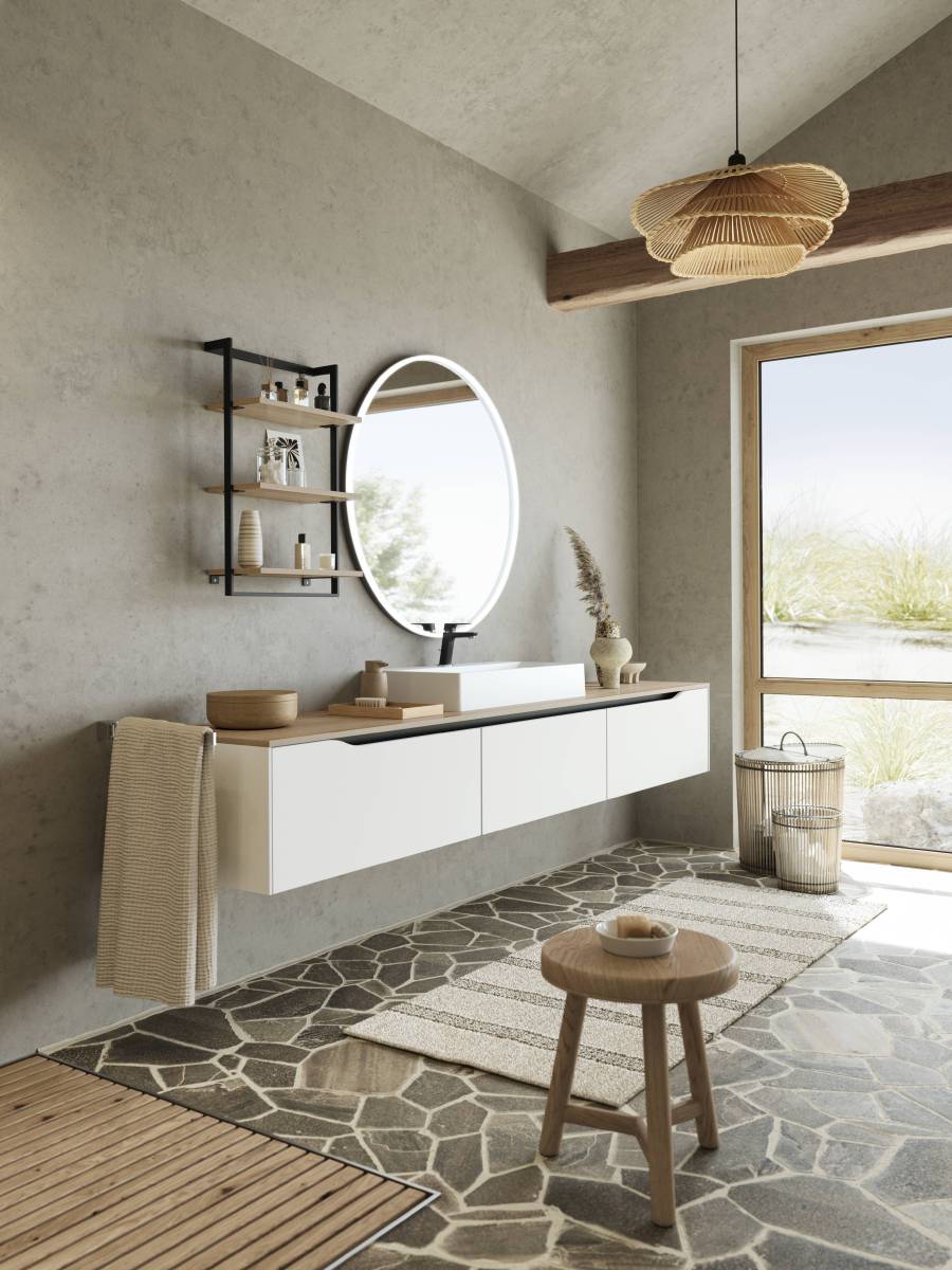 Conception d'une salle de bain sur-mesure et design à Eysines près de Bordeaux