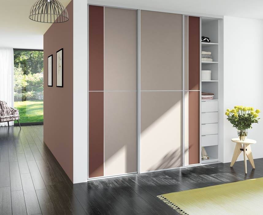 Placard sur-mesure portes vitrées au Barp