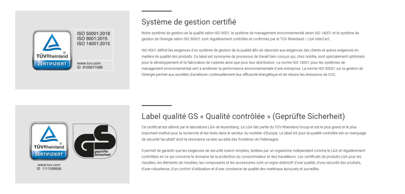 La qualité allemande pour votre cuisine à Mérignac